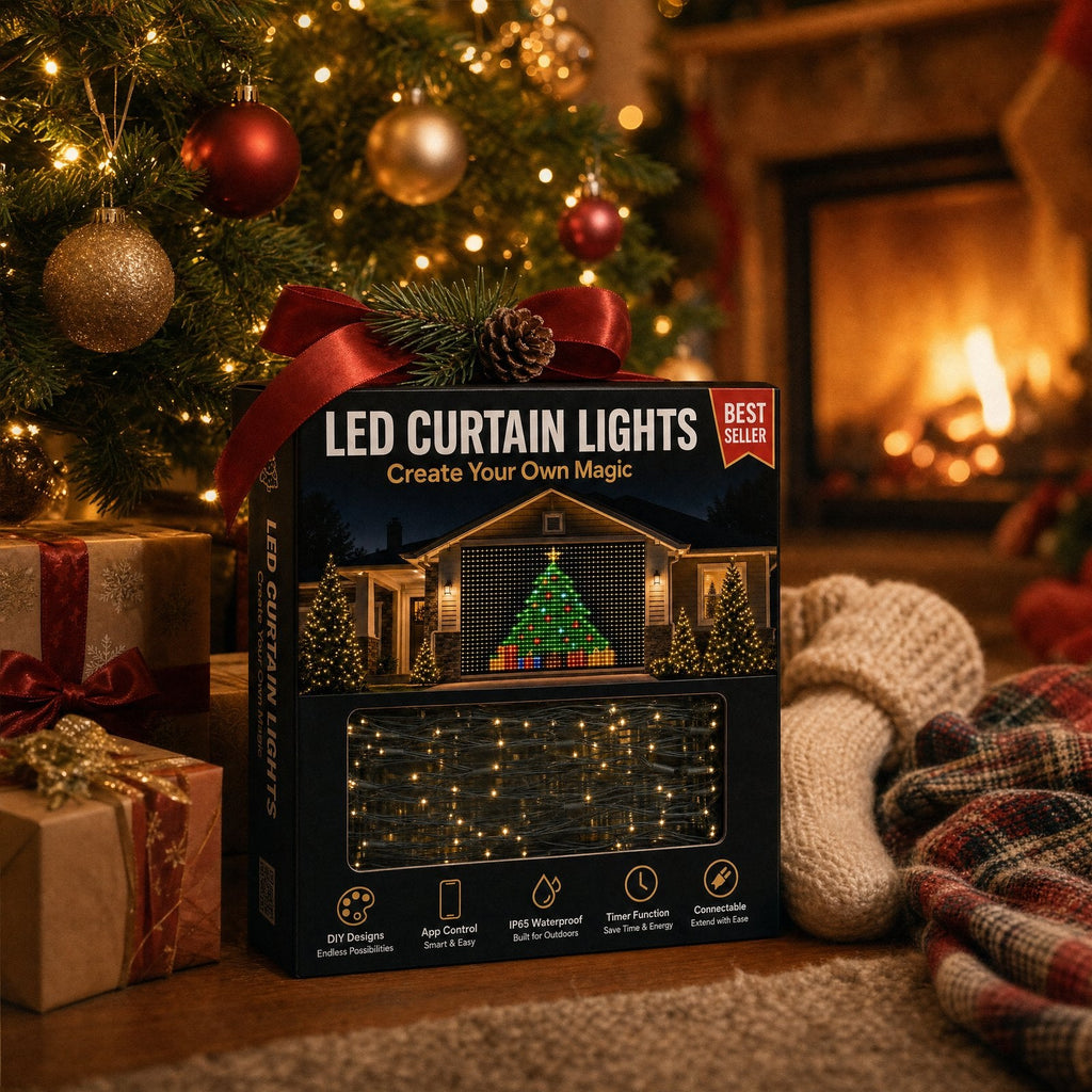 Merry Glow box gifted under the Christmas tree